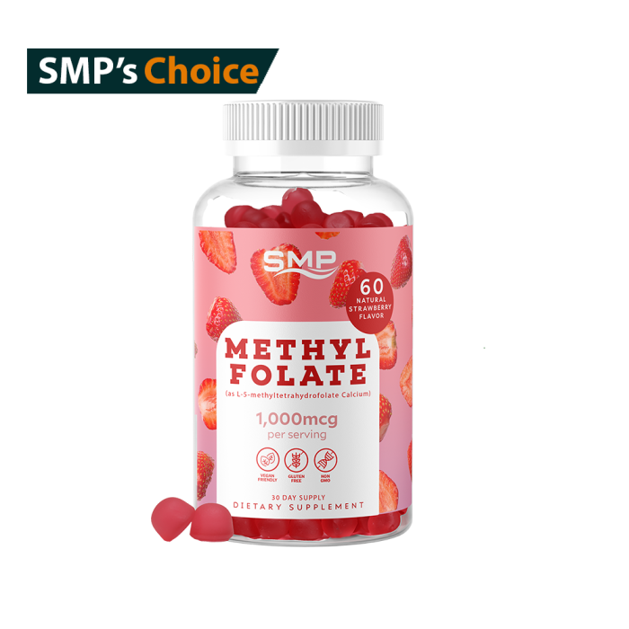 Private Label 1,000mcg Methyl Folate Gummies | SMP Nutra