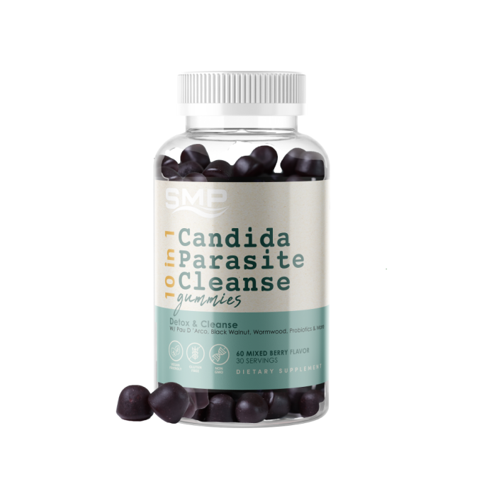 Private Label 10 In 1 Candida & Parasite Cleanse Gummy | SMP Nutra