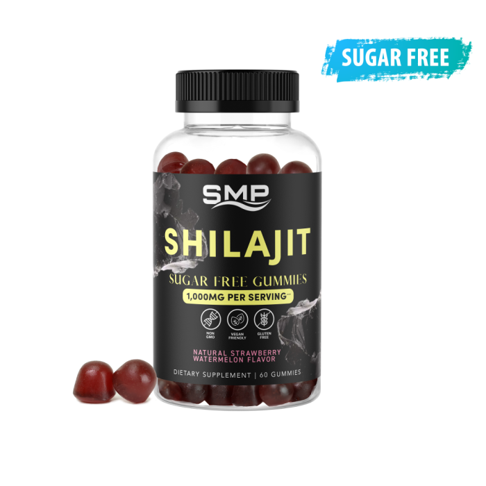 Private Label 1,000mg*** Shilajit Gummy – Sugar Free | SMP Nutra