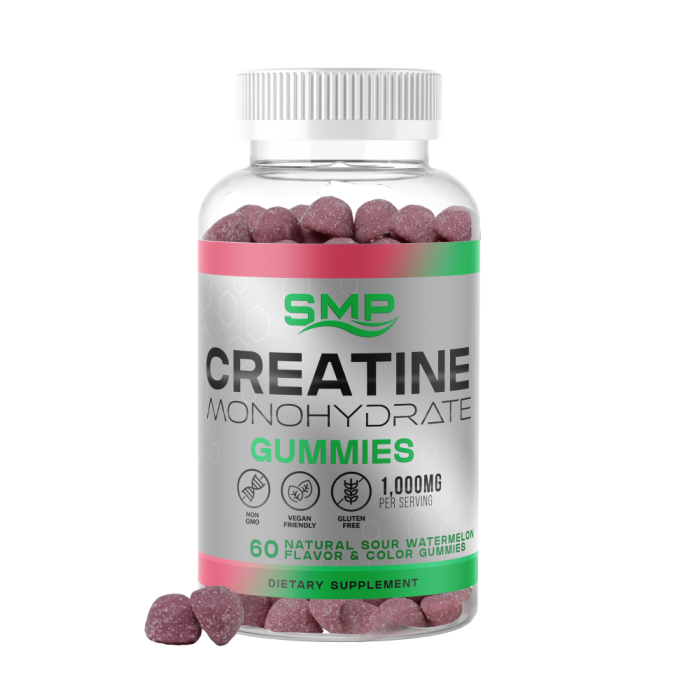 Private Label 1,000mg Creatine Monohydrate Per Gummy | SMP Nutra